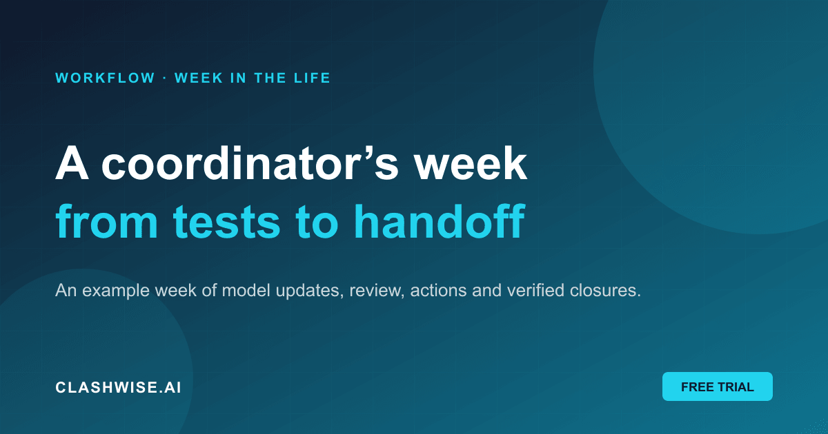 A BIM Coordinator's Weekly Workflow, From Detection to Resolution